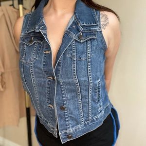 Sexy vintage jean vest 🤩🔥